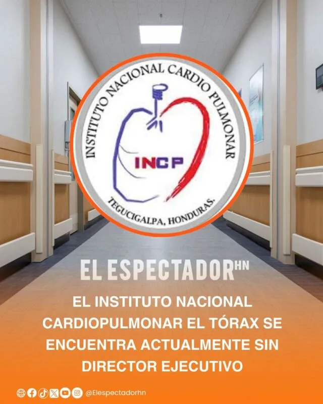 Instituto Nacional Cardiopulmonar El Tórax se encuentra actualmente sin director ejecutivo