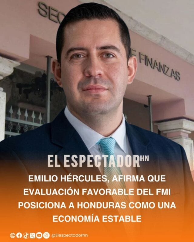 El secretario de Finanzas, Emilio Hernández Hércules, aseguró que Honduras mantiene actualmente el riesgo país más bajo de los últimos 13 años