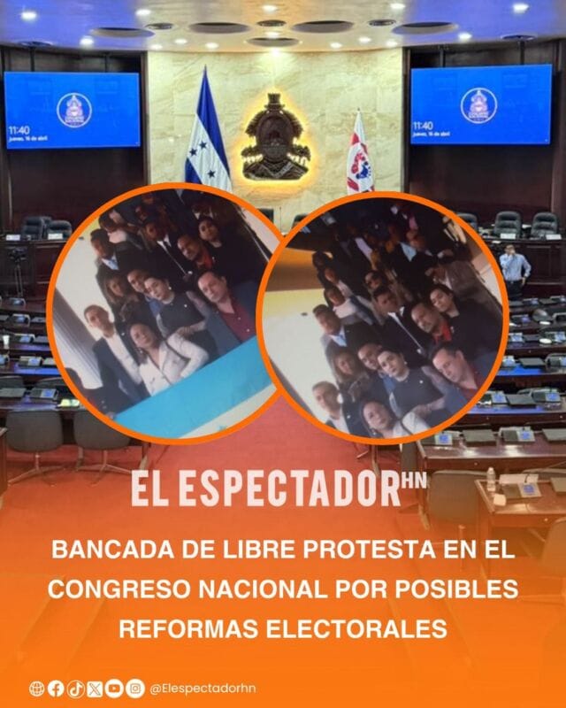 Partido Libertad y Refundación (Libre), Kritza Pérez, anunció una jornada de protesta en las gradas del Congreso Nacional