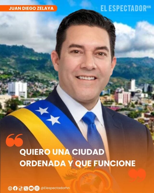 Alcalde capitalino Juan Diego Zelaya aseguró que su visión para la capital se centra en construir una ciudad ordenada