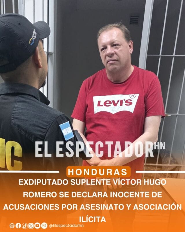 Víctor Hugo Romero niega señalamientos durante audiencia inicial en Honduras