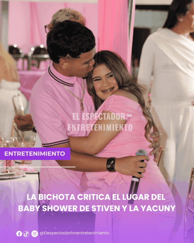 La Bichota critica el lugar del baby shower de Stiven y La Yacuny
