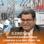Analista Darwin Ponce compara a la ENEE como “un cadáver maquillado”