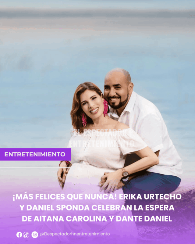 Erika Urtecho y Daniel Sponda celebran la espera de Aitana Carolina y Dante Daniel