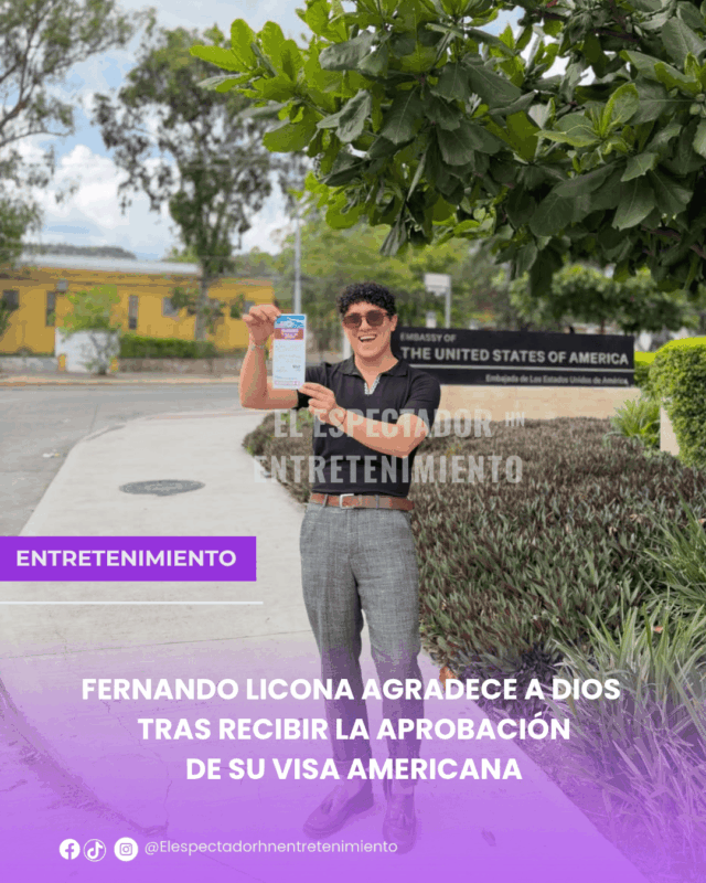 Fernando Licona agradece a Dios tras recibir la aprobación de su visa americana