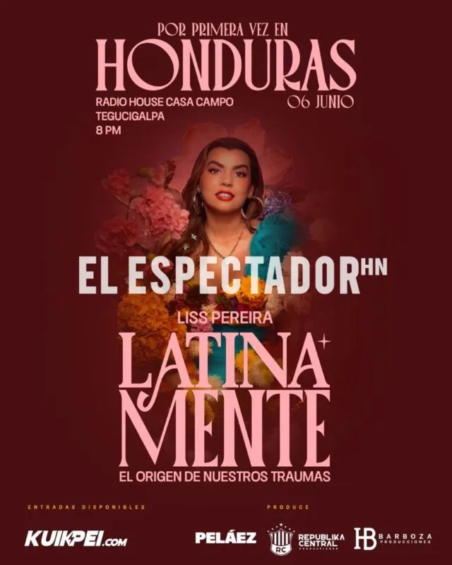 Liss Pereira llega a Radio House Casa Campo en Tegucigalpa con su show “Latina Mente”