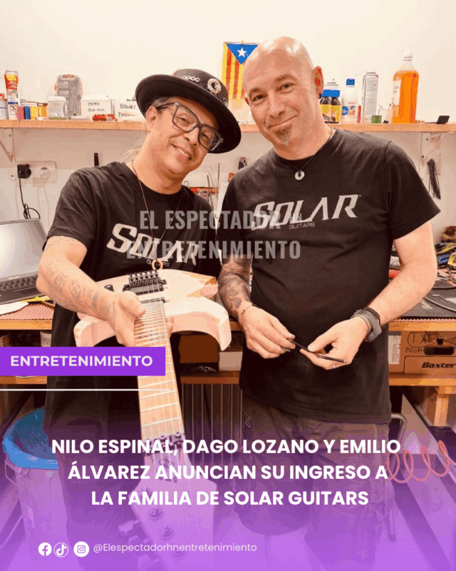 Nilo Espinal, Dago Lozano y Emilio Álvarez anuncian su ingreso a la familia de Solar Guitars