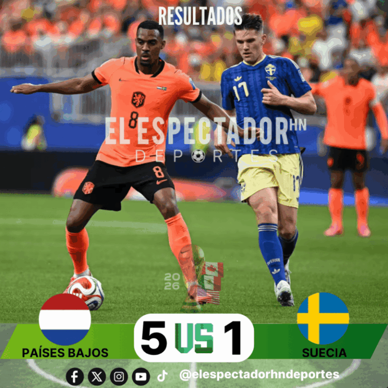 Países Bajos derrota a Suecia y asume el liderato del Grupo F