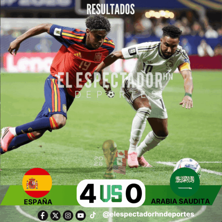 España suma una contundente victoria ante Arabia Saudita
