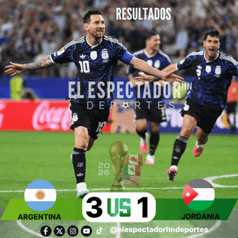Argentina derrota a Jordania y mantiene el paso en el Mundial 2026