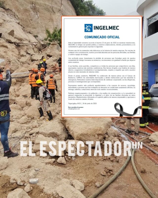 Empresa afectada se pronuncia tras culminar labores de búsqueda por derrumbe en el Anillo Periférico