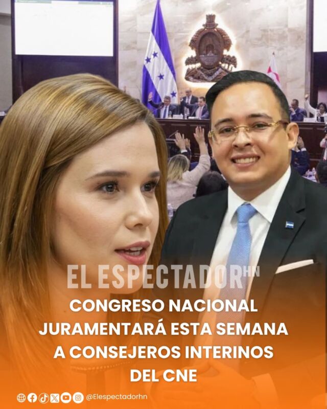 Congreso Nacional juramentará esta semana a consejeros interinos del CNE