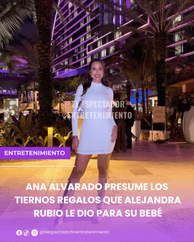Ana Alvarado presume los tiernos regalos que Alejandra Rubio le dio para su bebé