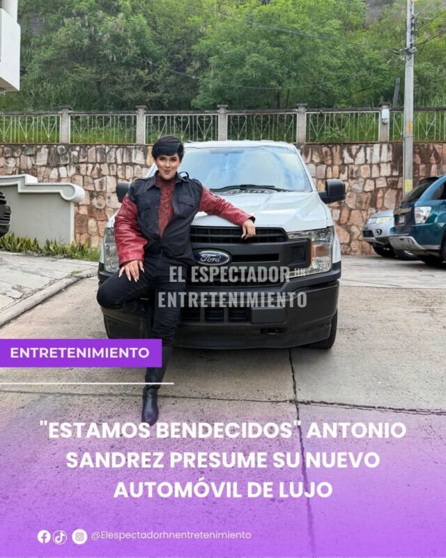 “Estamos bendecidos” Antonio Sandrez presume su nuevo automóvil de lujo
