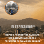 Copeco pronostica ambiente seco, lluvias aisladas y presencia de polvo del Sahara