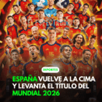 España vuelve a la cima y levanta el título del Mundial 2026