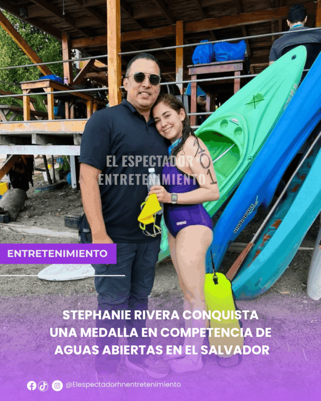Stephanie Rivera conquista una medalla en competencia de aguas abiertas en El Salvador