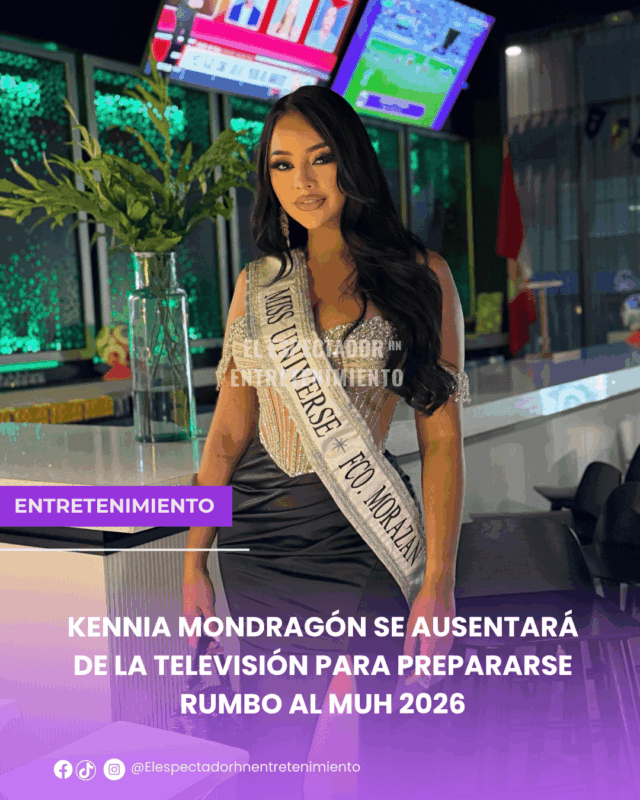 Kennia Mondragón se ausentará de la televisión para prepararse rumbo al MUH 2026