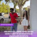 Inés Gracia y Lamine Yamal siguen disfrutando de sus románticas vacaciones en España
