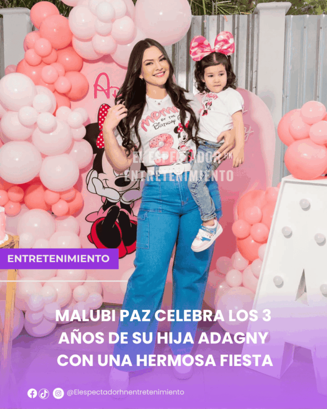 Malubi Paz celebra el tercer cumpleaños de su hija Adagny con una emotiva fiesta