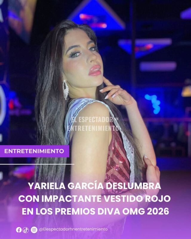 Yariela García deslumbra con impactante vestido rojo en los Premios Diva OMG 2026