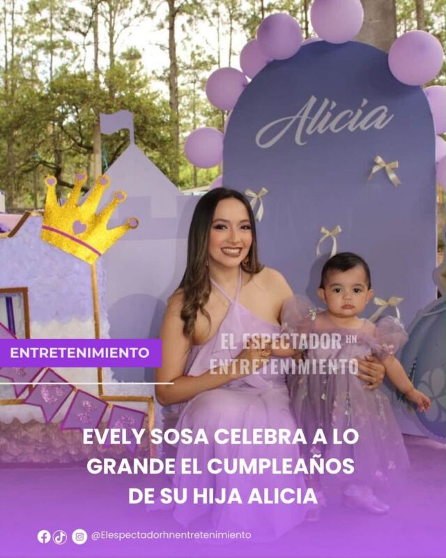 Evely Sosa celebra a lo grande el cumpleaños de su hija Alicia