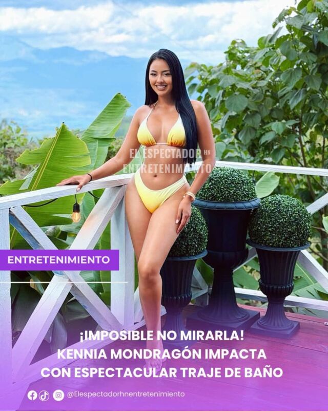 ¡Imposible no mirarla! Kennia Mondragón impacta con espectacular traje de baño