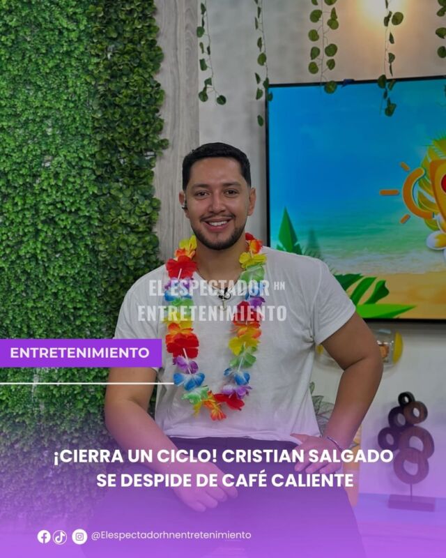 Cristian Salgado se despide de Café Caliente