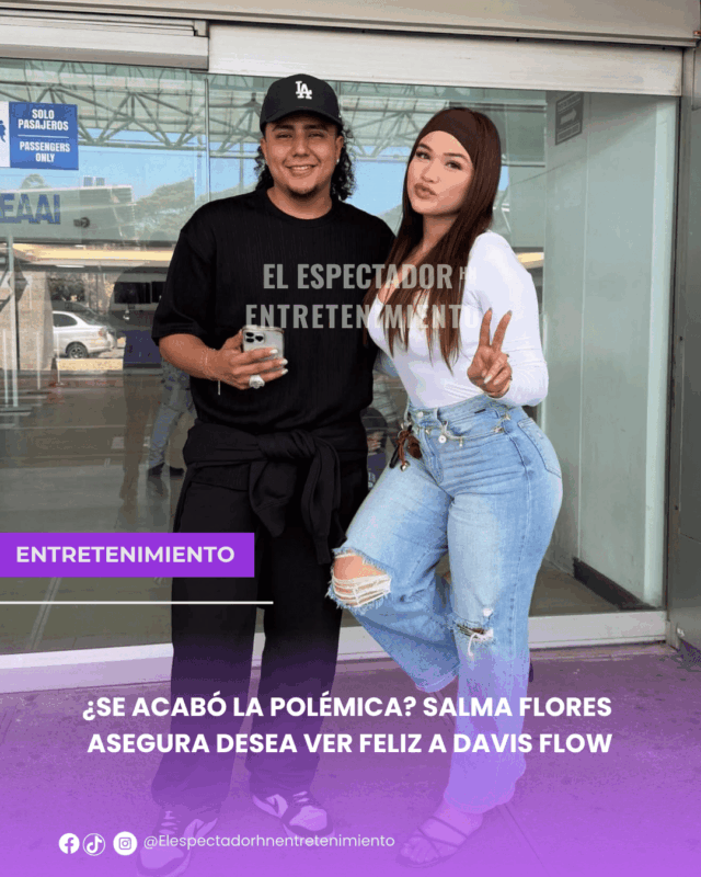 ¿Se acabó la polémica? Salma Flores asegura desea ver feliz a Davis Flow