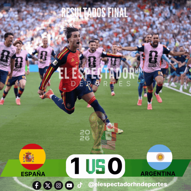 España derrota a Argentina y se corona campeona del Mundial 2026