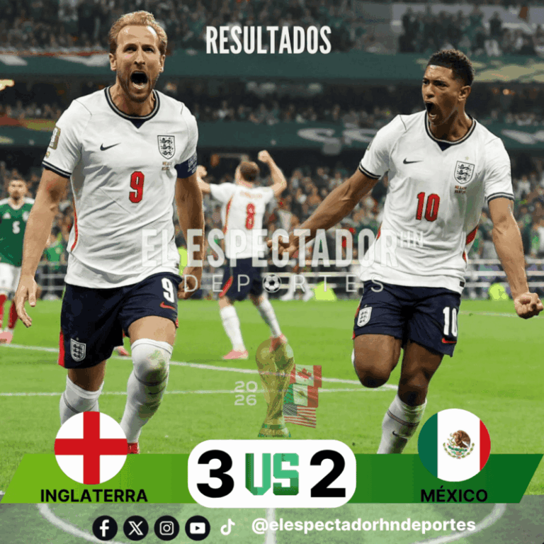 Inglaterra remonta ante México y sella su pase a cuartos de final del Mundial 2026