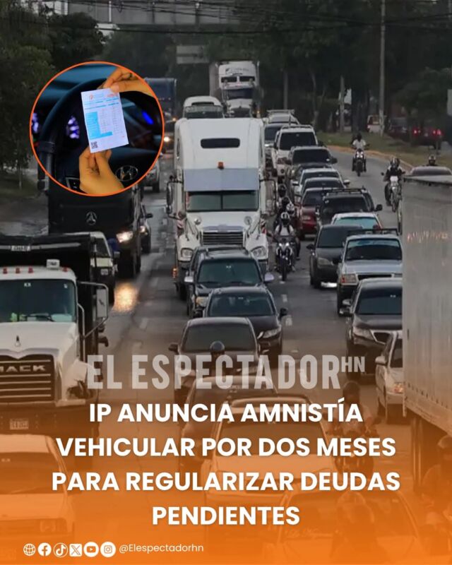 IP anuncia amnistía vehicular por dos meses para regularizar deudas pendientes