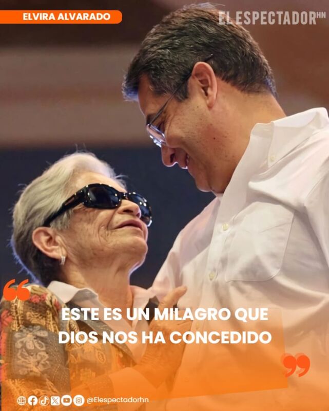 Madre de JOH, Elvira Alvarado: "este es un milagro que dios nos ha concedido”