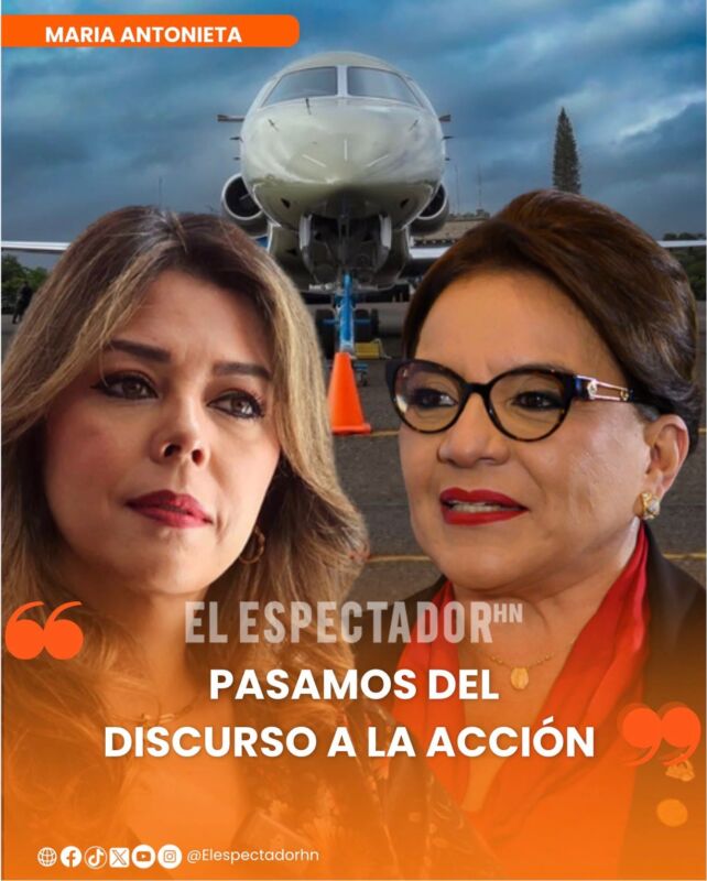 "Pasamos del discurso a la acción": designada presidencial Maria Antonieta mejía tras venta del avión presidencial