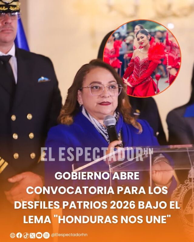 Gobierno abre convocatoria para los desfiles patrios 2026 bajo el lema "Honduras nos une"