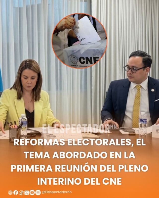 Reformas electorales, el tema abordado en la primera reunión del pleno interino del CNE