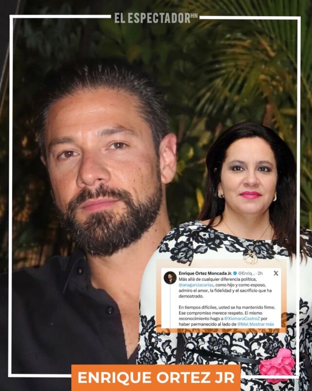 Dirigente de Libre, Enrique Ortez, reconoce la "fidelidad" de Ana García de Hernández a días del regreso de JOH a Honduras