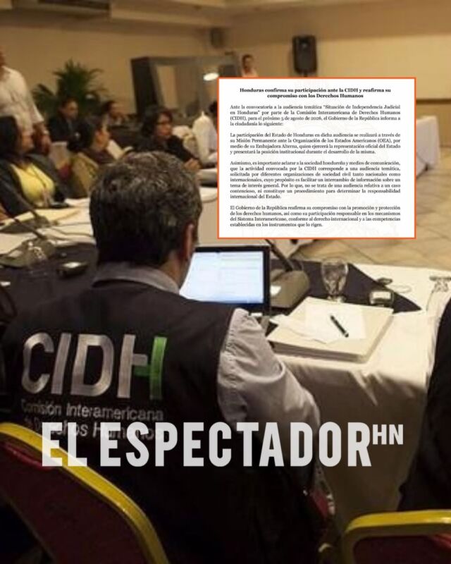 Gobierno confirma su participación ante la CIDH