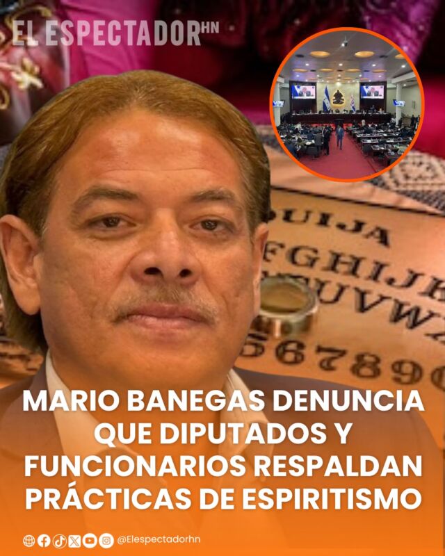 Mario Banegas cuestiona respaldo a actividades espirituales