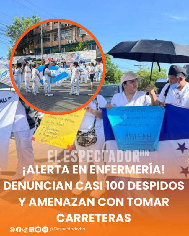 Enfermeras auxiliares denuncian casi 100 despidos y amenazan con protestas