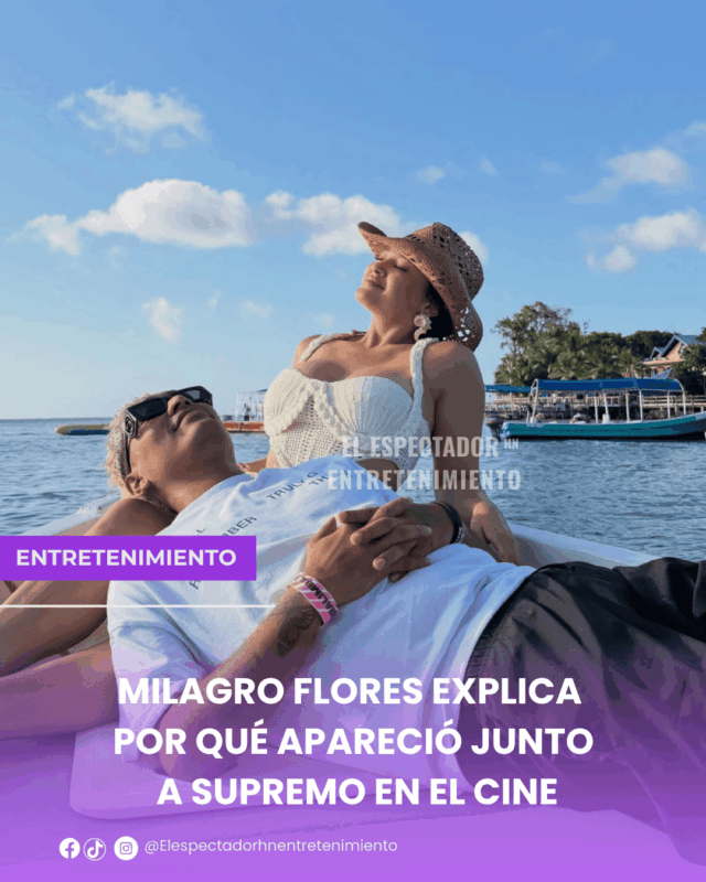 Milagro Flores explica por qué apareció junto a Supremo en el cine