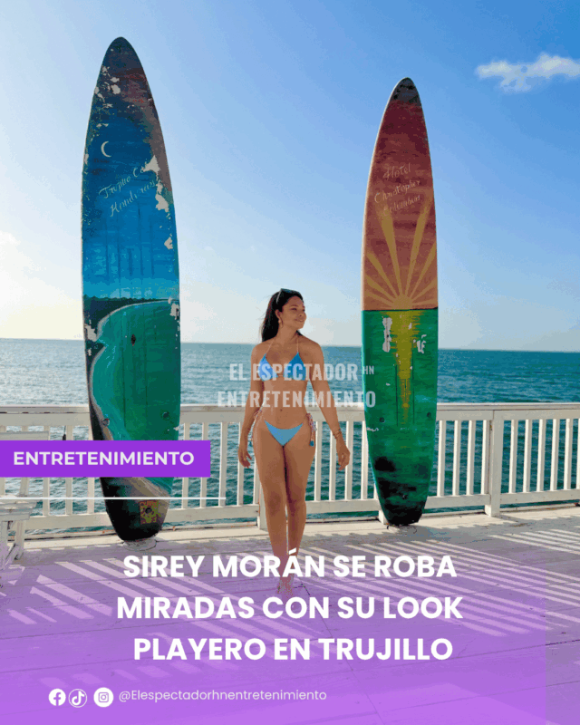 Sirey Morán se roba miradas con su look playero en Trujillo