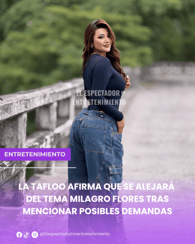 La Tafloo afirma que se alejará del tema Milagro Flores tras mencionar posibles demandas