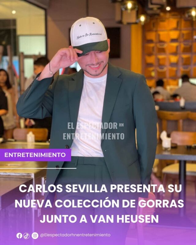 Carlos Sevilla presenta su nueva colección de gorras junto a Van Heusen