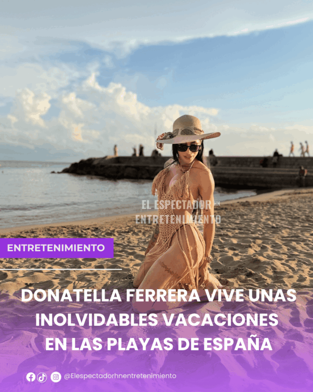 Donatella Ferrera vive unas inolvidables vacaciones en las playas de España