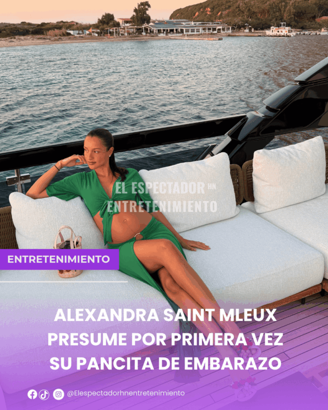 Alexandra Saint Mleux presume por primera vez su pancita de embarazo