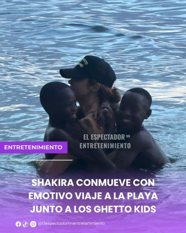 Shakira conmueve con emotivo viaje a la playa junto a Los Ghetto Kids