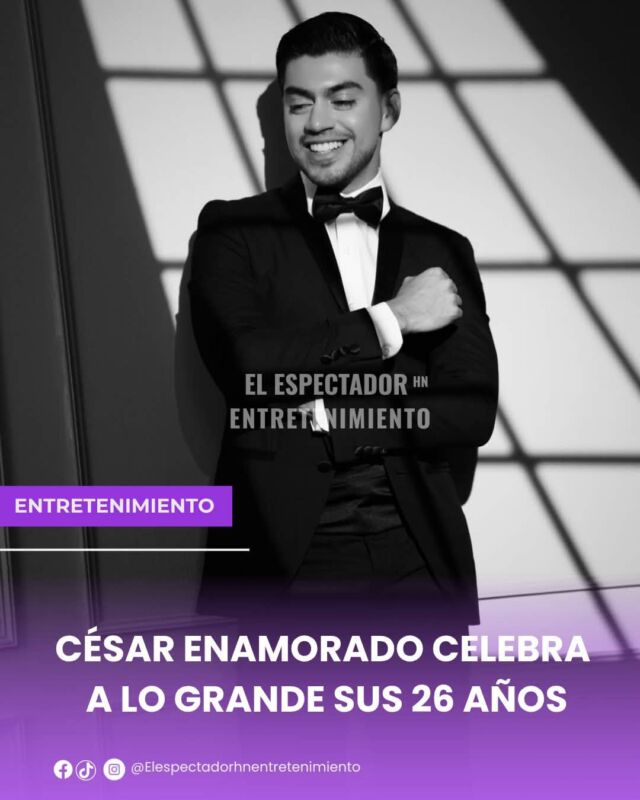 César Enamorado celebra a lo grande sus 26 años