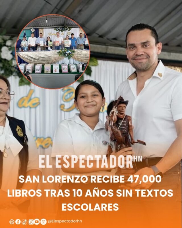 San Lorenzo recibe 47,000 libros tras 10 años sin textos escolares