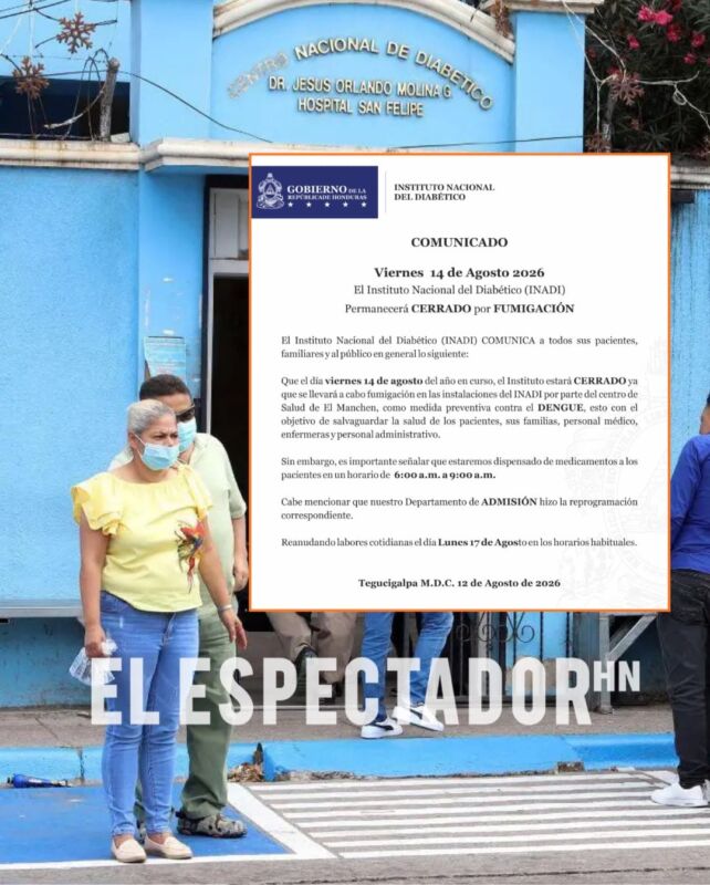 INADI cerrará sus puertas por fumigación contra el dengue